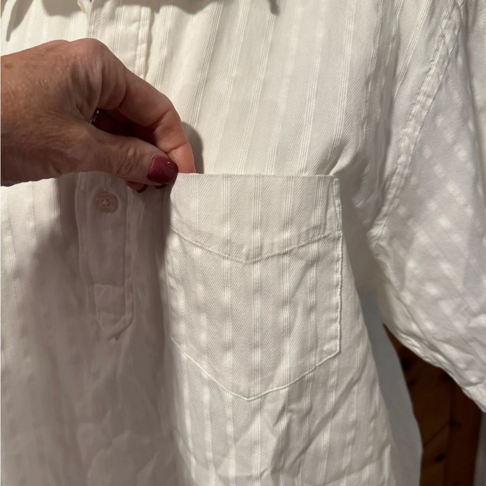 Mens Gap Classic White Men's Shirt size large - Picture 4 of 10